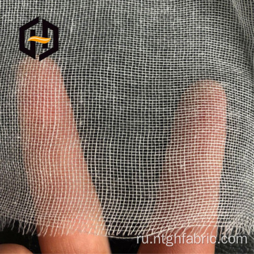 Тканая ткань-основа из хлопка серого цвета серого цвета для композитного материала